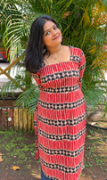 Cotton Geometric Printed Kurta