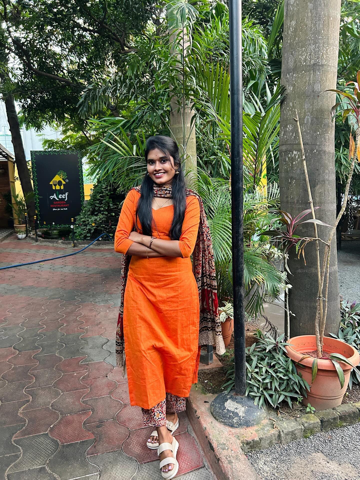 KALAMKARI WITH TOP PANT AND DUPATTA
