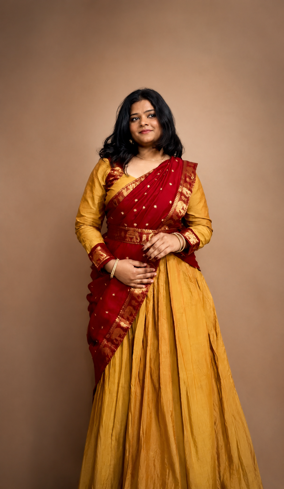 3 IN 1 CONVERTIBLE ANARKALI SET WITH DUPATTA