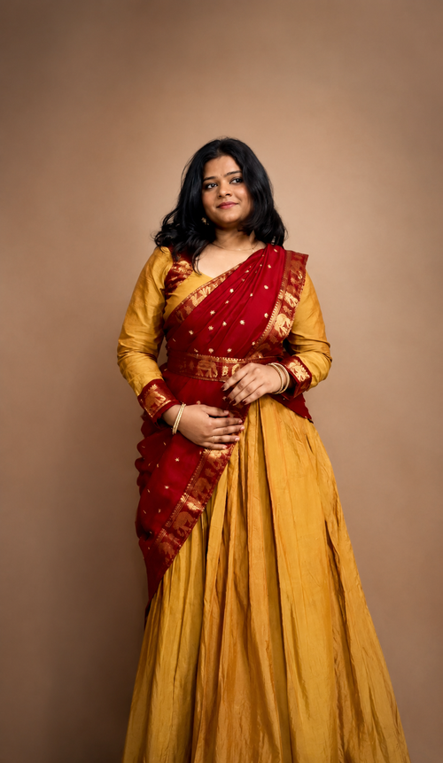 3 IN 1 CONVERTIBLE ANARKALI SET WITH DUPATTA