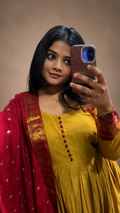 3 IN 1 CONVERTIBLE ANARKALI SET WITH DUPATTA