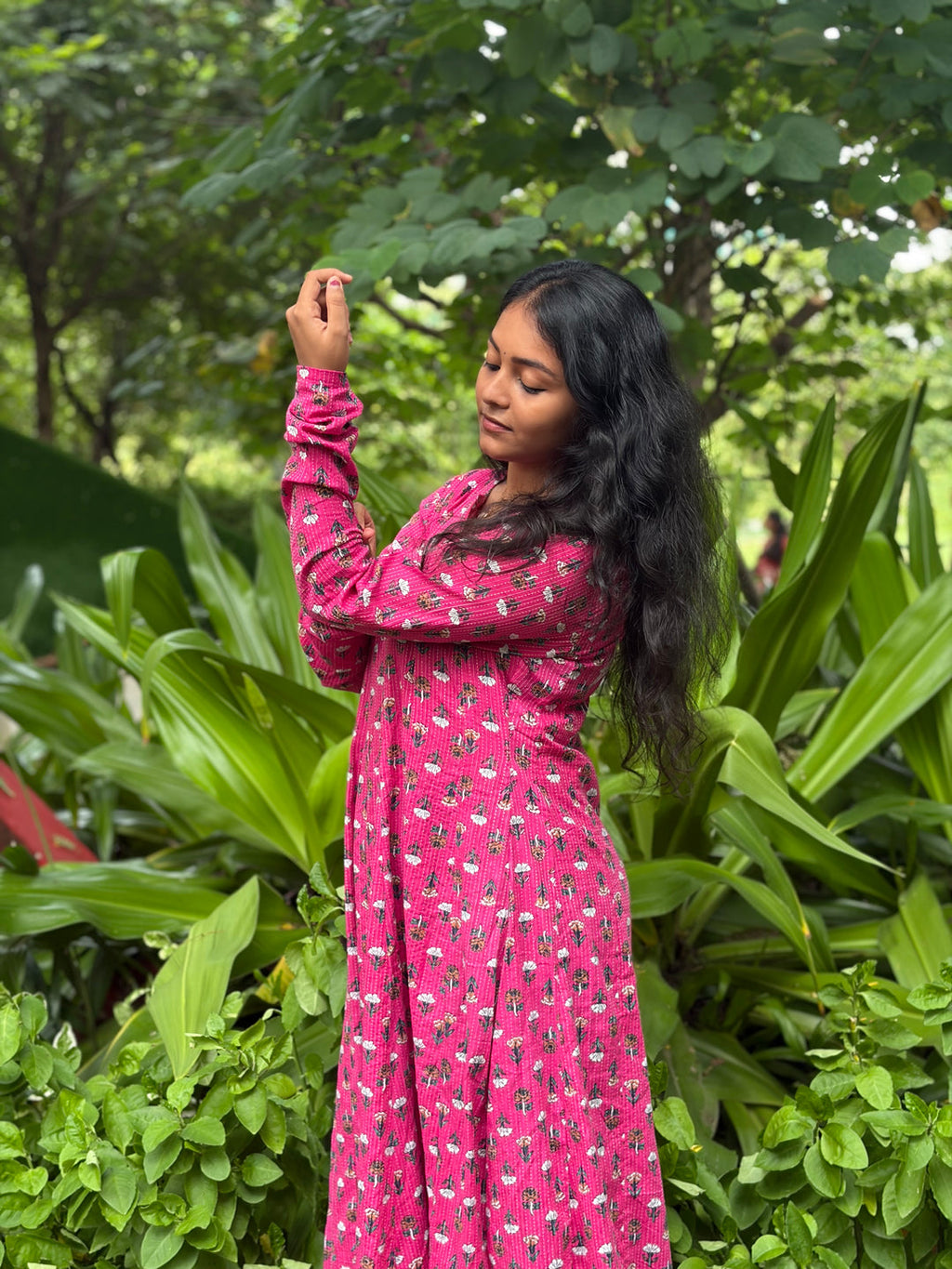 Thenral Kantha Cotton flowy Kurti
