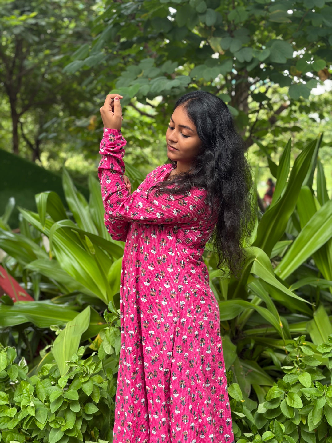 Thenral Kantha Cotton flowy Kurti