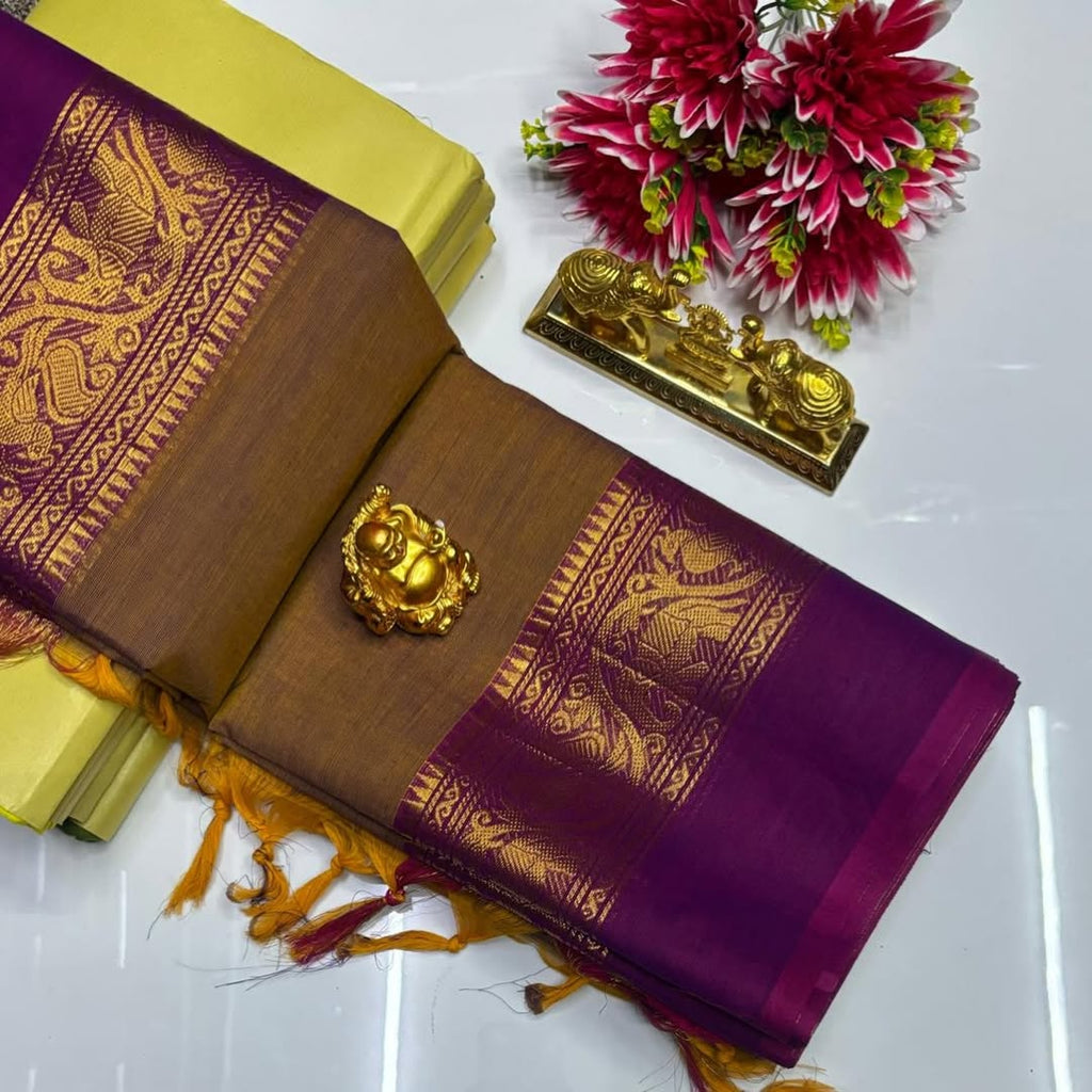 CHETTINAD COTTON SPECIAL KANCHI COTTON SAREE