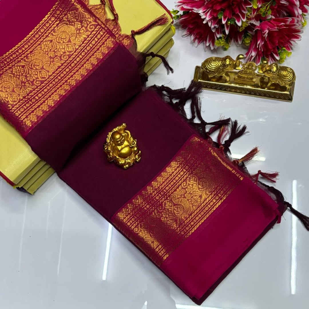 CHETTINAD COTTON SPECIAL KANCHI COTTON SAREE