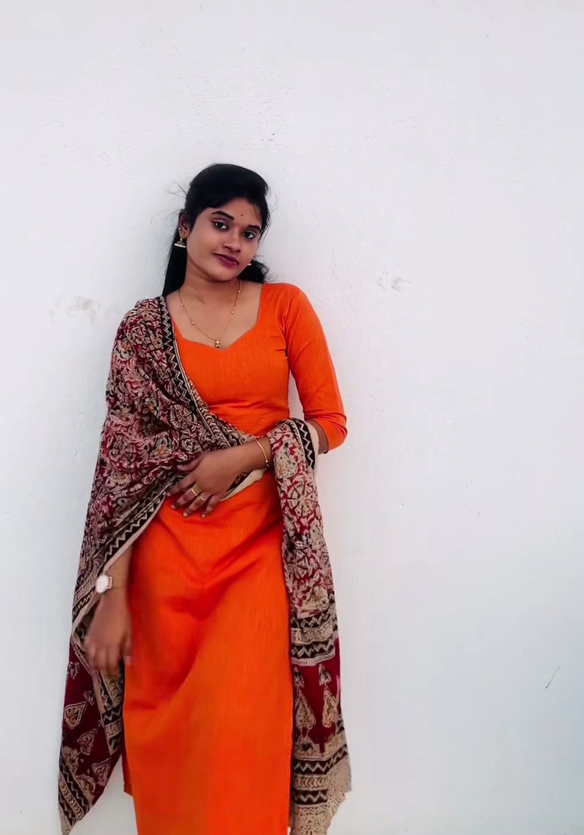 KALAMKARI WITH TOP PANT AND DUPATTA