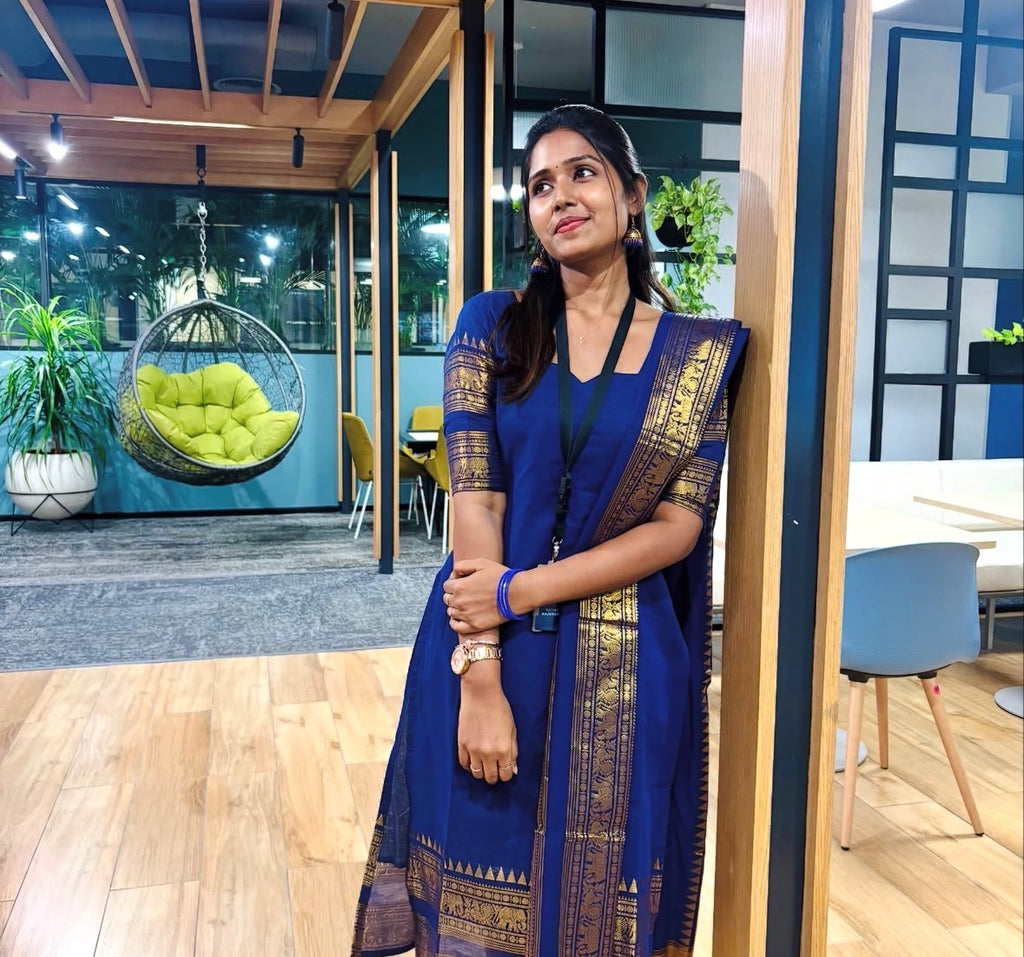Oviyum Kanchi Cotton Premium 2-Piece Set