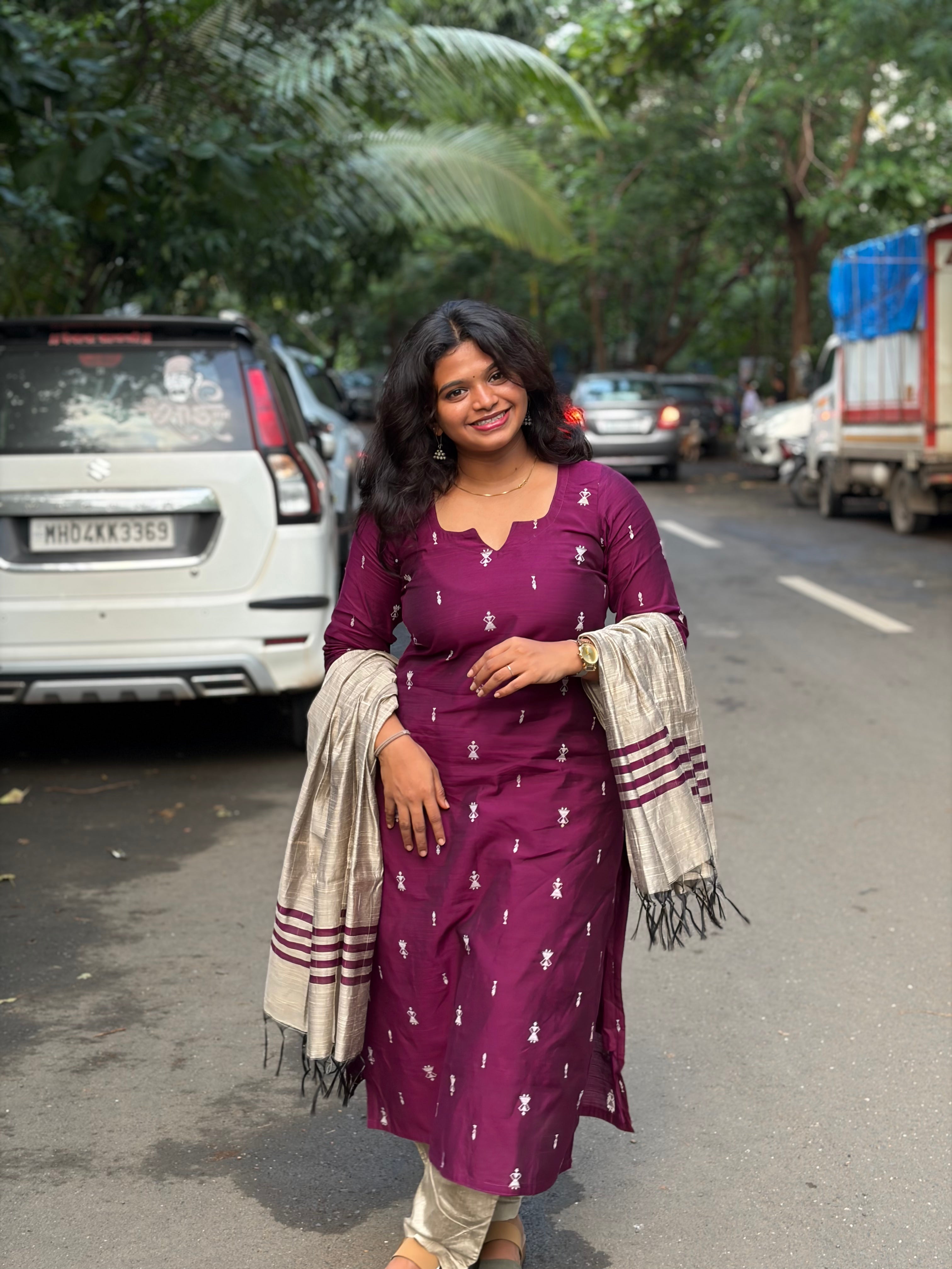 Raw Silk Dress 3-piece set