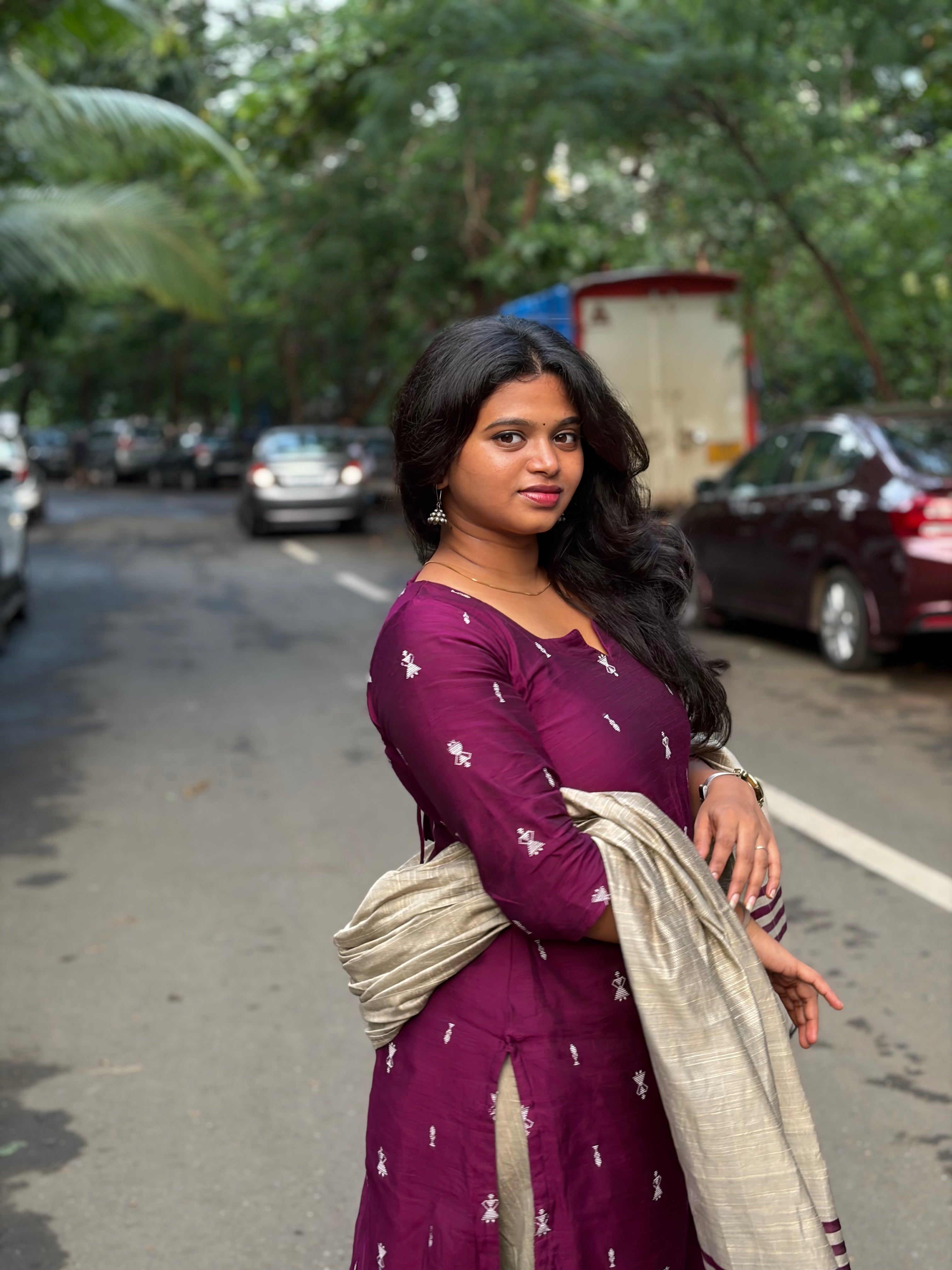 Raw Silk Dress 3-piece set