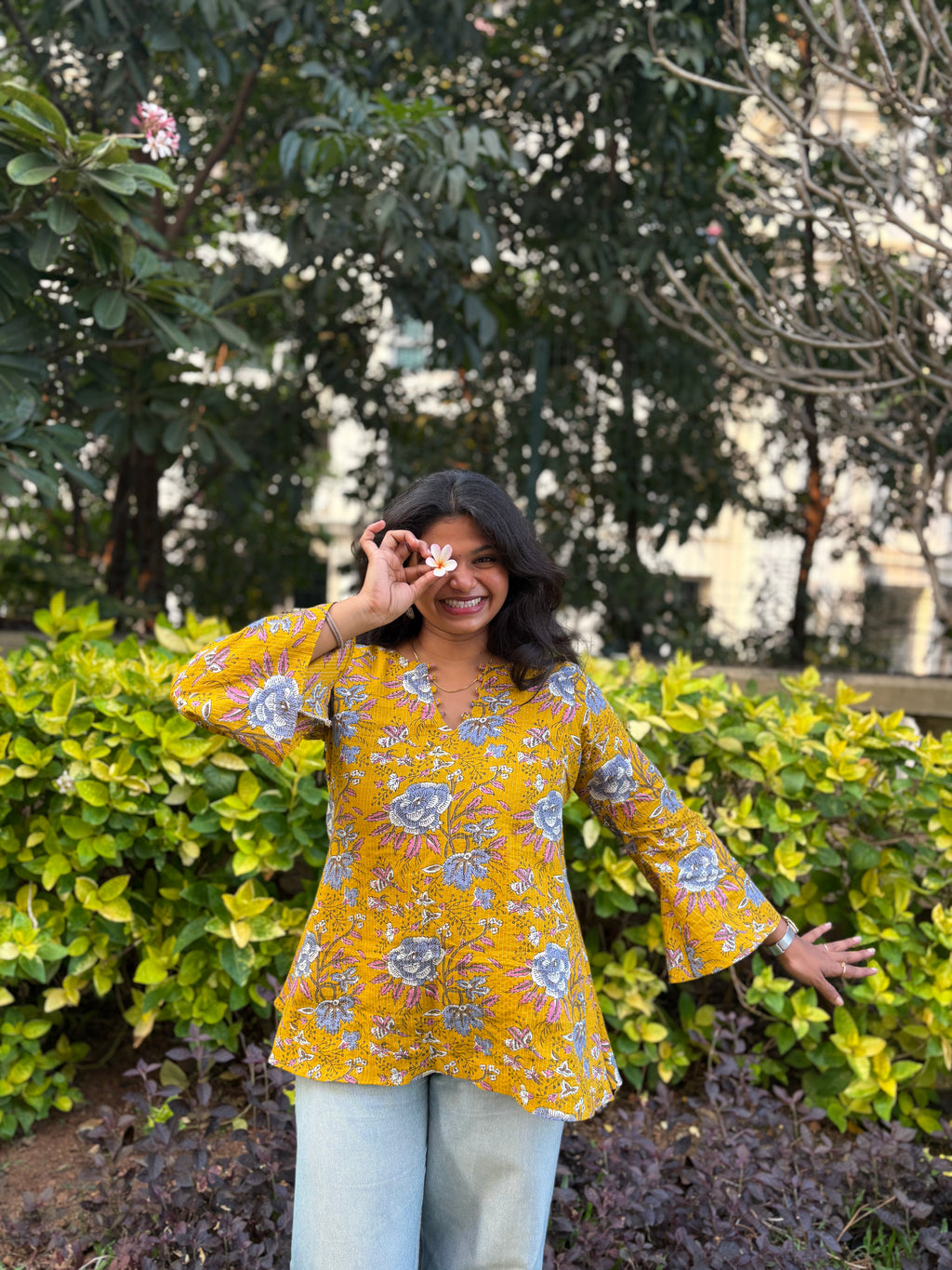 SUHANA - Kantha Cotton Tunic Short Kurti