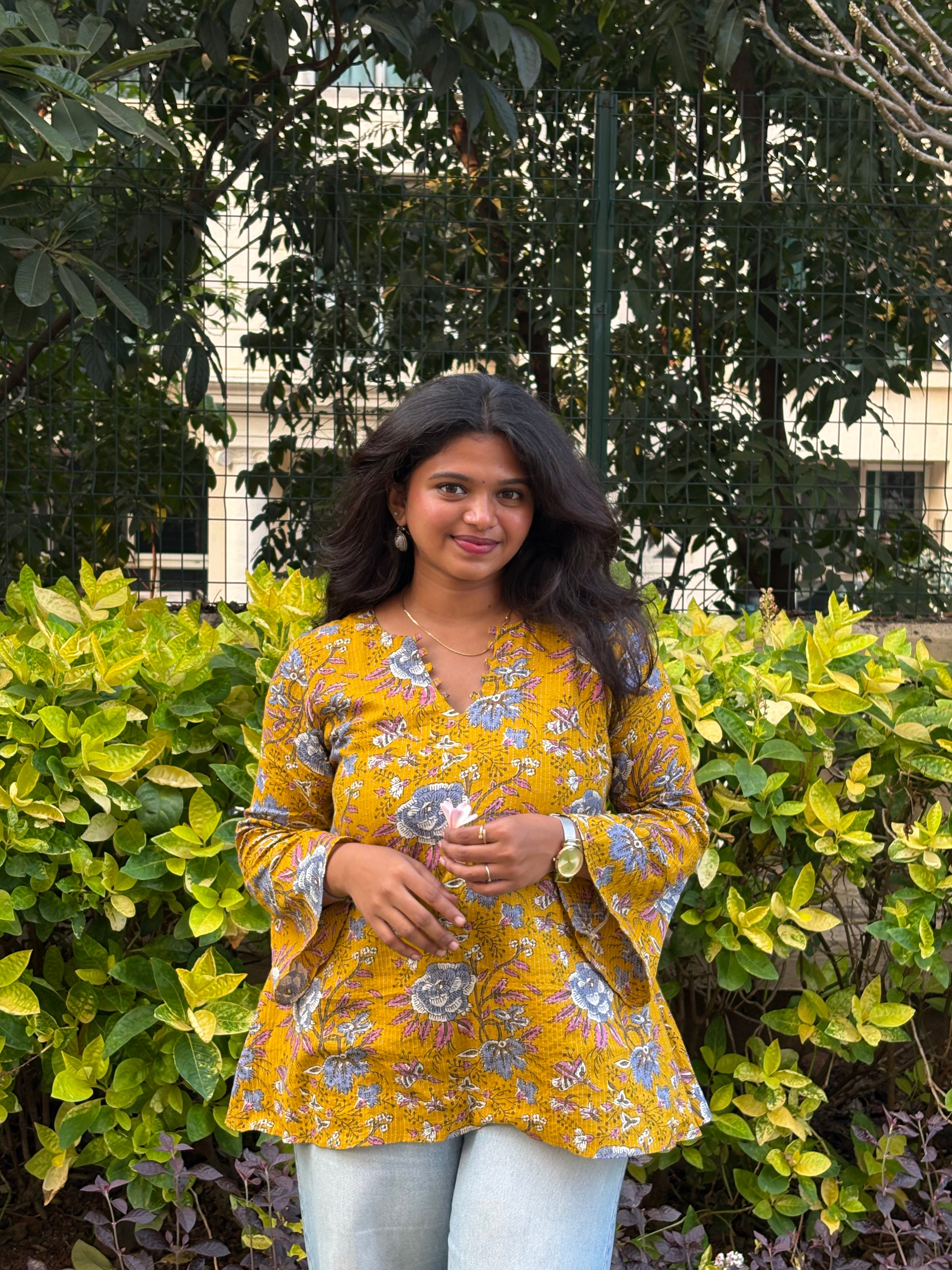 SUHANA - Kantha Cotton Tunic Short Kurti