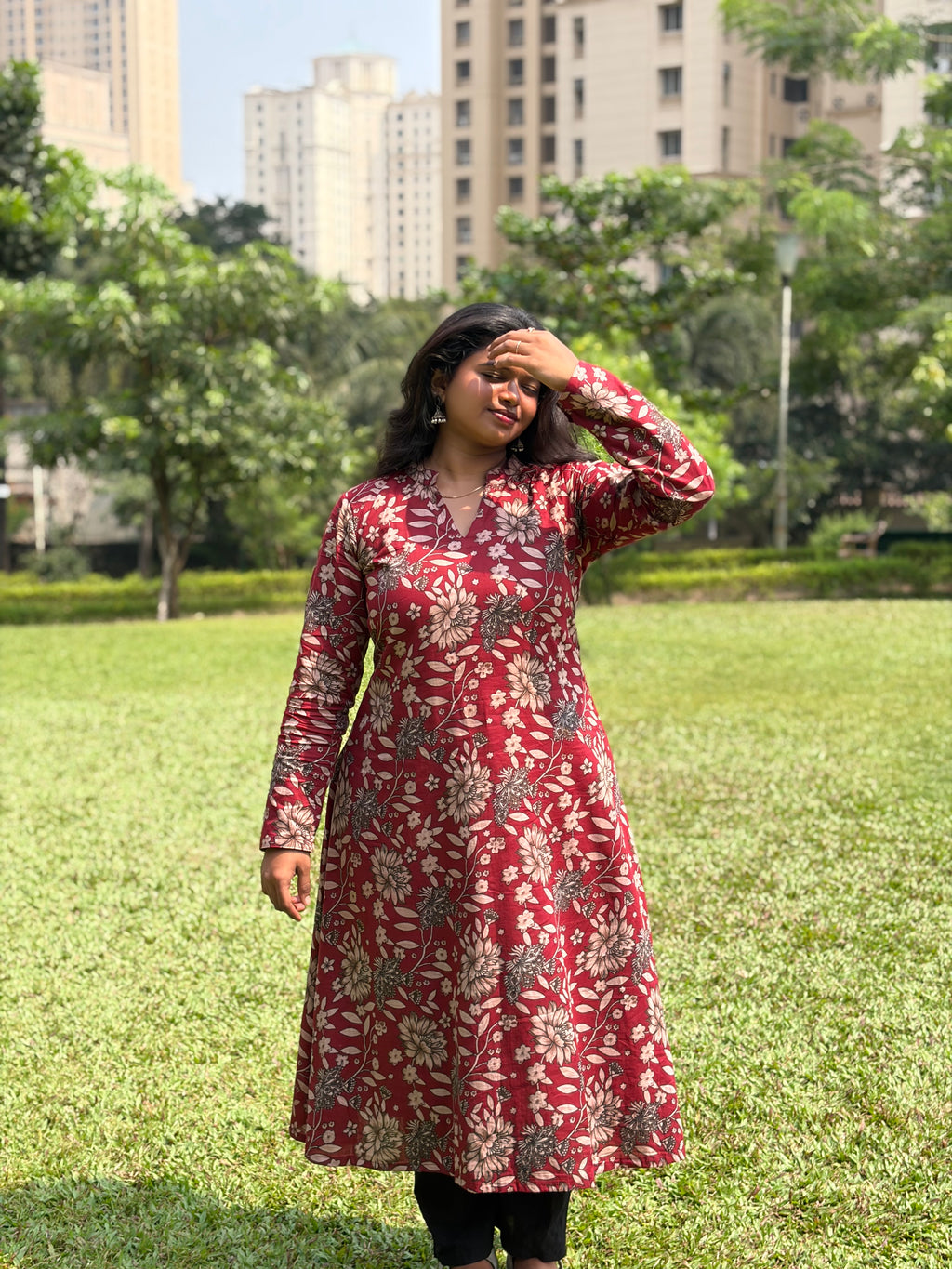 INAYA - Jaipur Cotton A-line Kurti