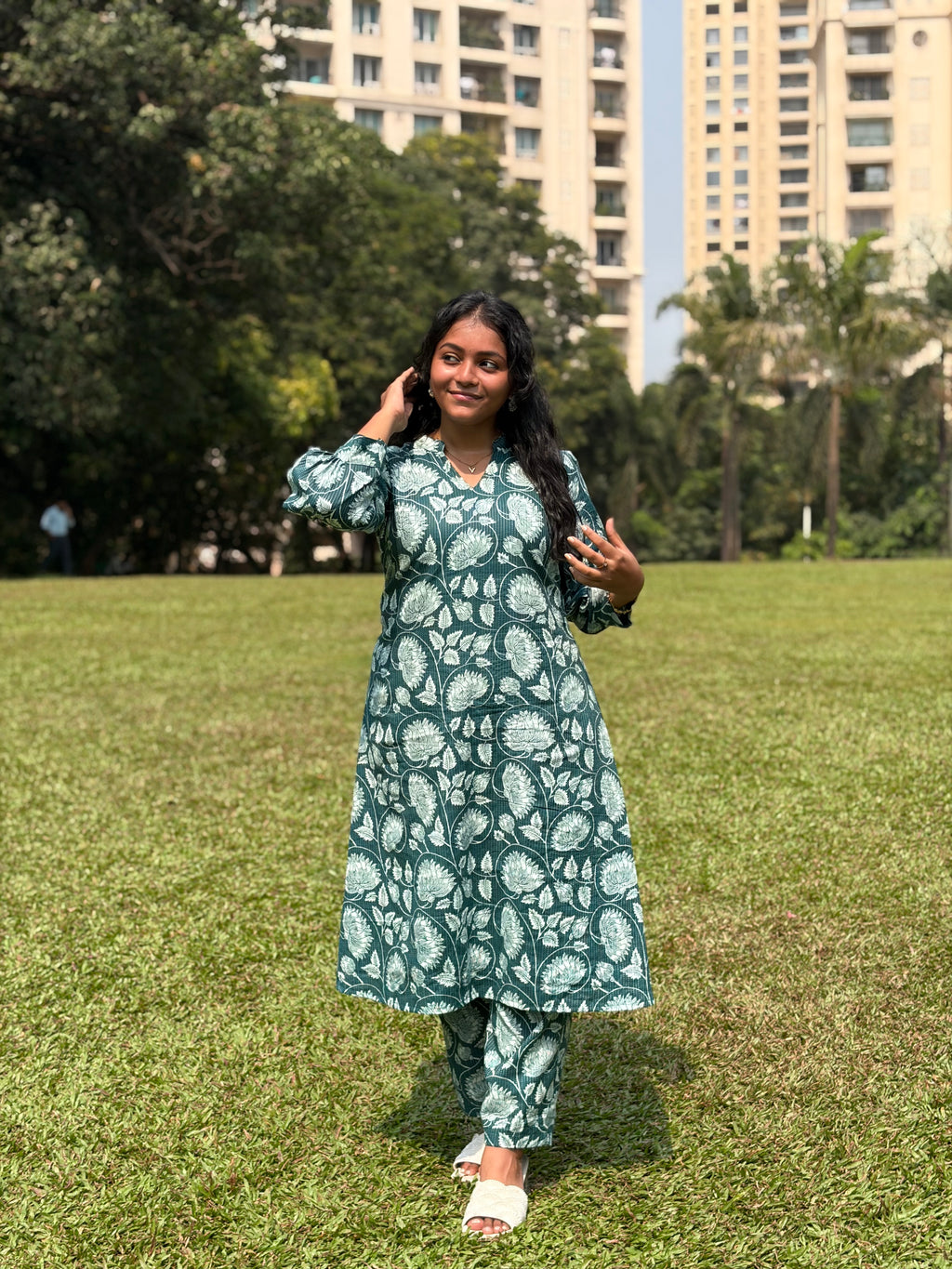 Myra - Kantha Cotton Co-Ord set