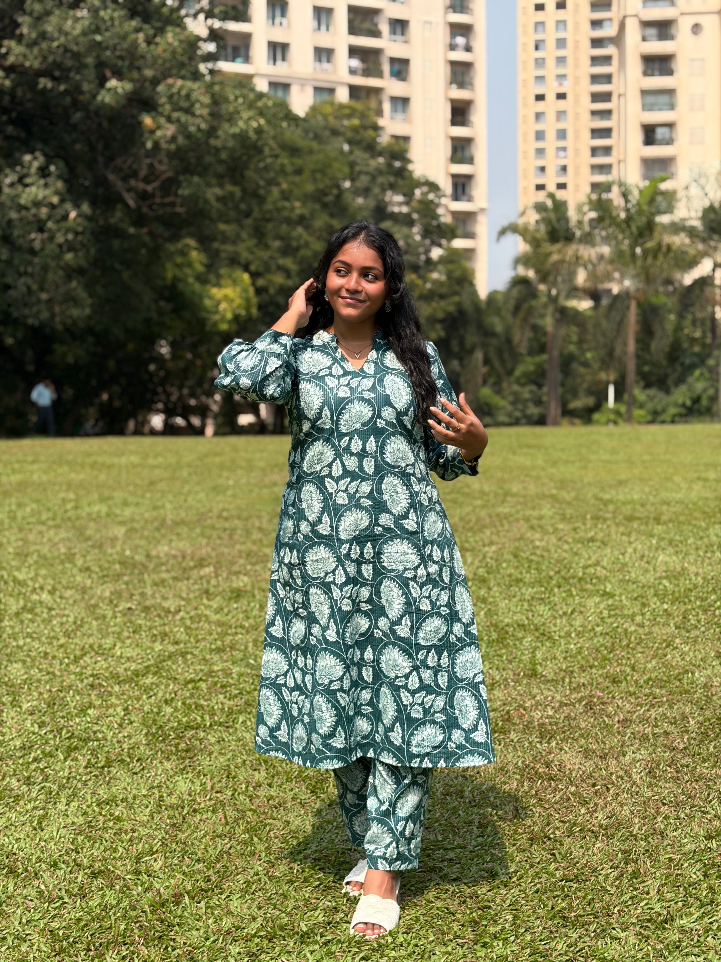 Myra - Kantha Cotton Co-Ord set