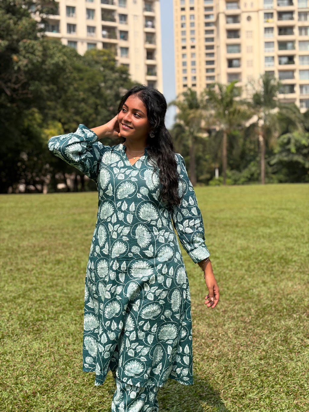 Myra - Kantha Cotton Co-Ord set