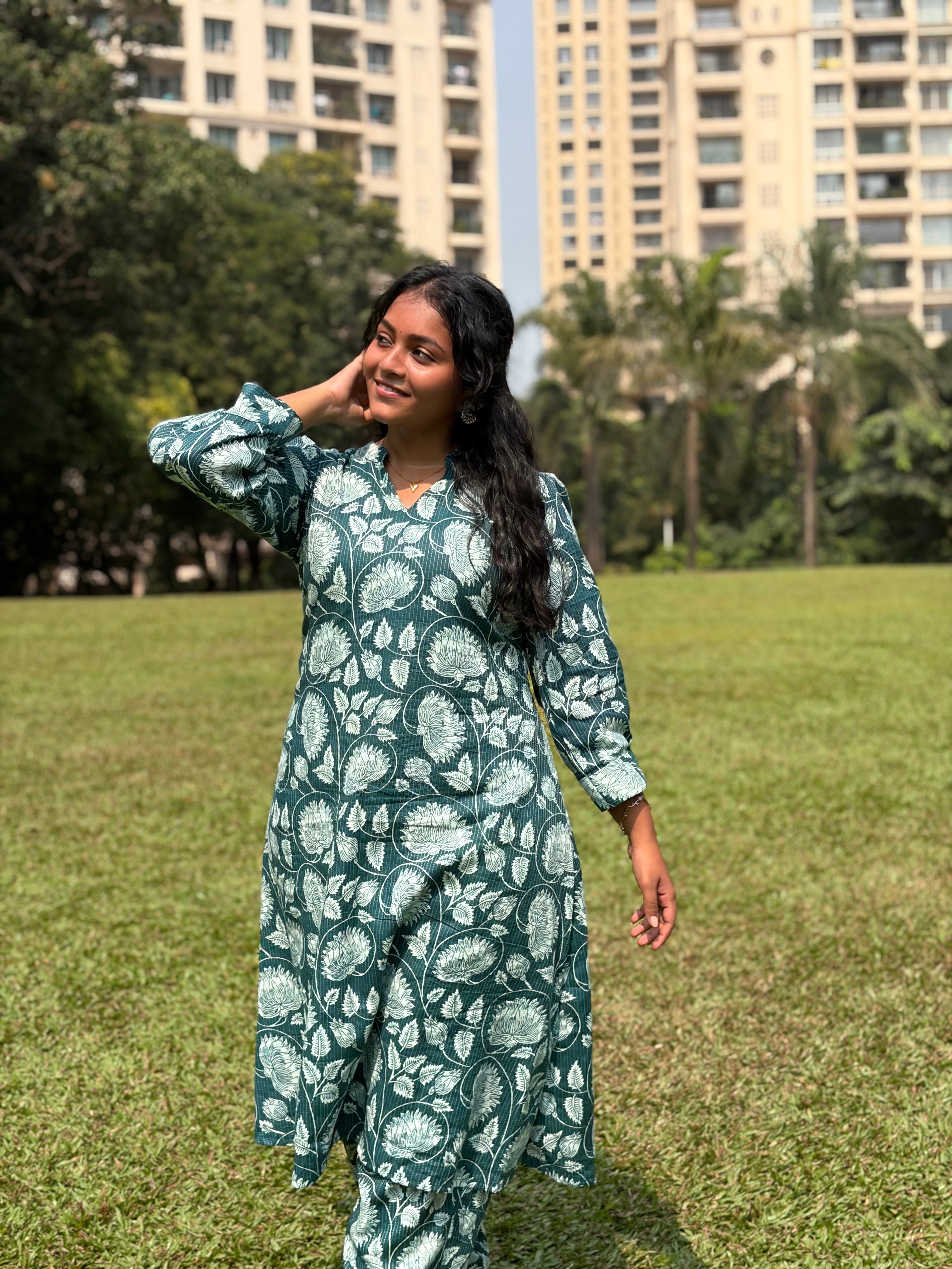Myra - Kantha Cotton Co-Ord set