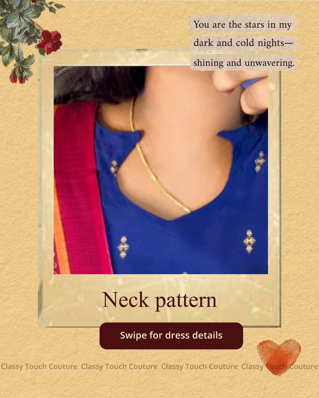 RAW SILK KURTI WITH PEN KALAMKARI DUPATTA